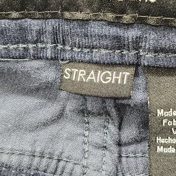 Calvin Klein Jeans Womens 6 Blue Stretch Corduroy Low Rise Straight Leg Casual - Picture 7 of 14